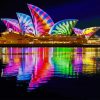 Colorful Sydney Opera Paint By Numbers