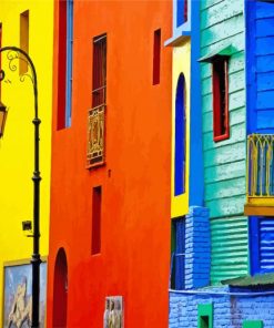 La Boca Argentina Adventures Paint By Numbers