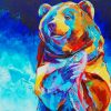 Colorful Rainbow Bear Paint By Numbers