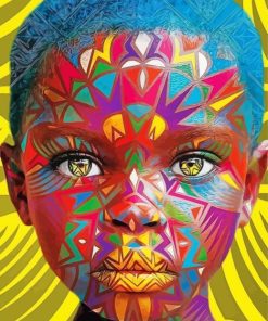 Colorful African Boy Paint By Numbers