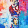 Colorful Chaplin Comedian Paint By Numbers