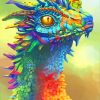 Rainbow Dragon Paint By Numbers