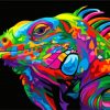 Colorful Iguana Masterpiece Paint By Numbers