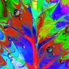 Colorful Leaf Art Paint By Numbers