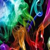 Colorful Abstract Smoke Paint By Numbers