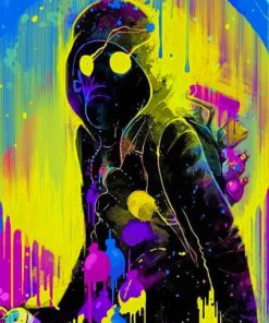 Colorful Abstract Man Paint By Numbers