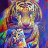 Vibrant Panthera Tigers Paint By Numbers