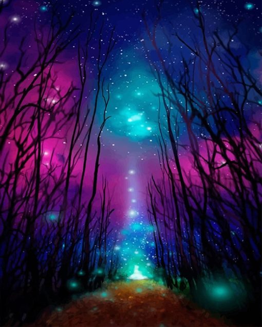 colorful-trees-silhouette-adult-paint-by-numbers