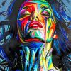Colorful Aesthetic Woman Paint By Numbers