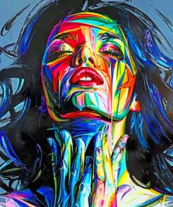 Colorful Aesthetic Woman Paint By Numbers