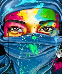 Colorful African Woman Paint By Numbers