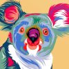 Colorful Animal Koala Paint By Numbers