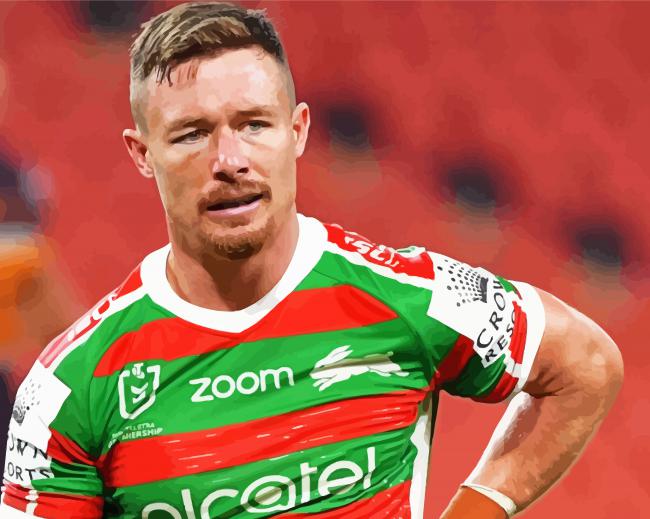 Finalizing the paint by numbers artwork