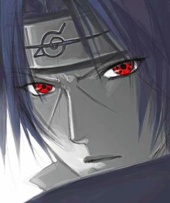 Itachi Uchiha Manga Paint By Numbers