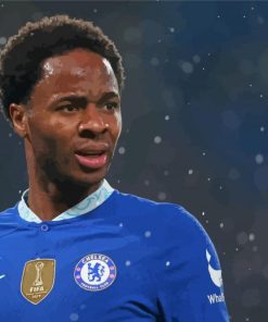 Raheem Sterling Footballer Paint By Numbers