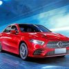 Red Mercedes Cars Paint By Numbers
