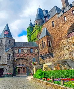Enchanting Cochem Castle Paint By Numbers