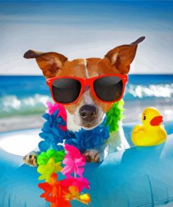 Stylish Dog Pet Paint By Numbers