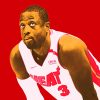 Dynamic Dwyane Wade Basketball Paint By Numbers