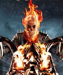 Ghost Rider Aesthetic Paint By Numbers