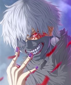 Ken Kaneki Tokyo Ghoul Paint By Numbers