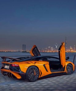 Lamborghini Colorful Experience Paint By Numbers