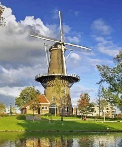 Molen De Valk Museum Leiden Paint By Numbers