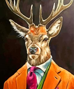 Cool Deer Animal Paint By Numbers