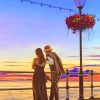 Romantic Beach Sunset Paint By Numbers