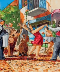 Couple Dancing Together Paint By Numbers