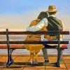 Romantic Beach Couple Paint By Numbers
