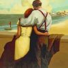 Romantic Vintage Lovers Paint By Numbers