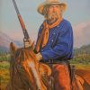 Vintage Cowboy Horseman Paint By Numbers