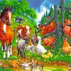 Countryside Animal Scenes Paint By Numbers
