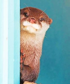 Cute Baby Otter Animals Paint By Numbers