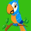 Cute Birds for Kids Paint By Numbers