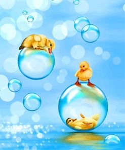 Birds and Bubbles Joy Paint By Numbers