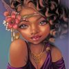 Cute African Girl Paint By Numbers