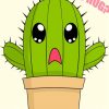 Cute Cartoon Cactus Paint By Numbers