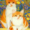 Cute Cat Illustrations Paint By Numbers