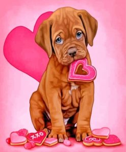 Cute Dog Breed Paint By Numbers