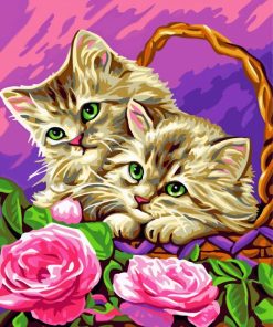 Cute Cat Animals Paint By Numbers