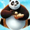 Cute Kung Fu Panda Activity Paint By Numbers