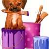 Cute Puppy Dog Paint By Numbers