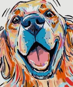 Cute Puppy Dog Paint By Numbers