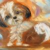 Cute Shih Tzu Dog Paint By Numbers