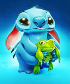 Cute Stitch Animation Paint By Numbers