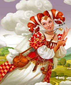 Fancy Fantasy Woman Paint By Numbers