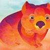 Cute Wombat Animal Paint By Numbers