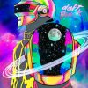 Colorful Daft Punk Illustration Paint By Numbers